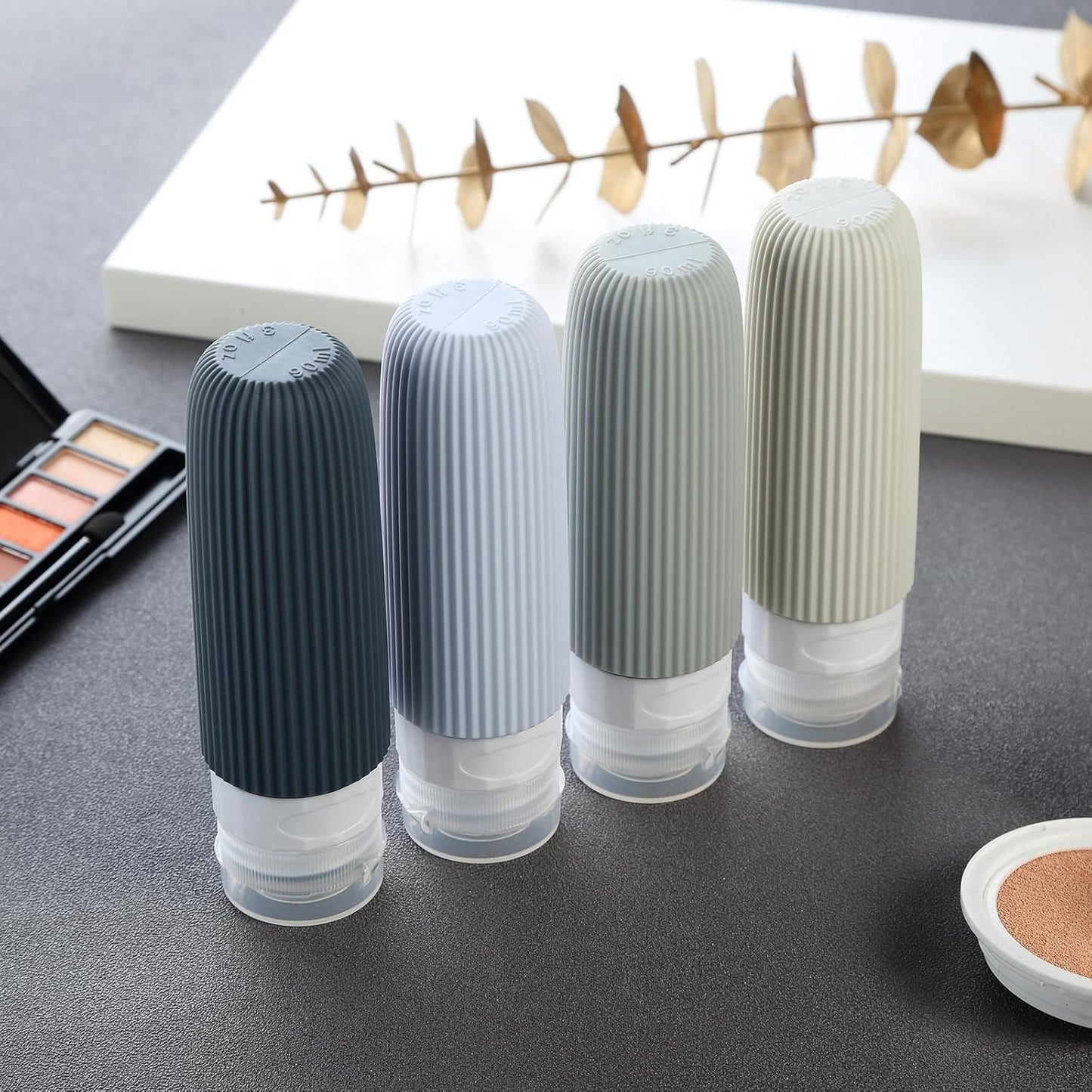 Leak Proof Squeezable Silicone Bottles