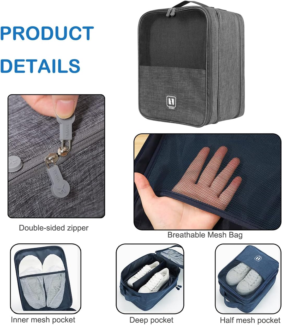 Travel Shoe Holder Bag