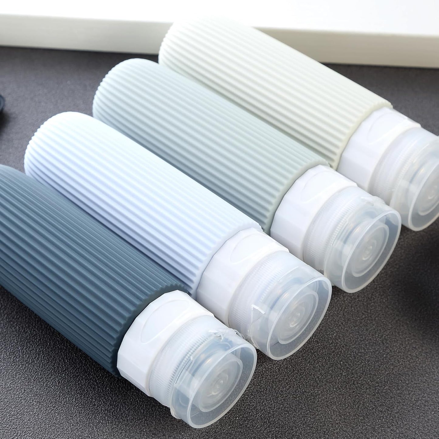 Leak Proof Squeezable Silicone Bottles