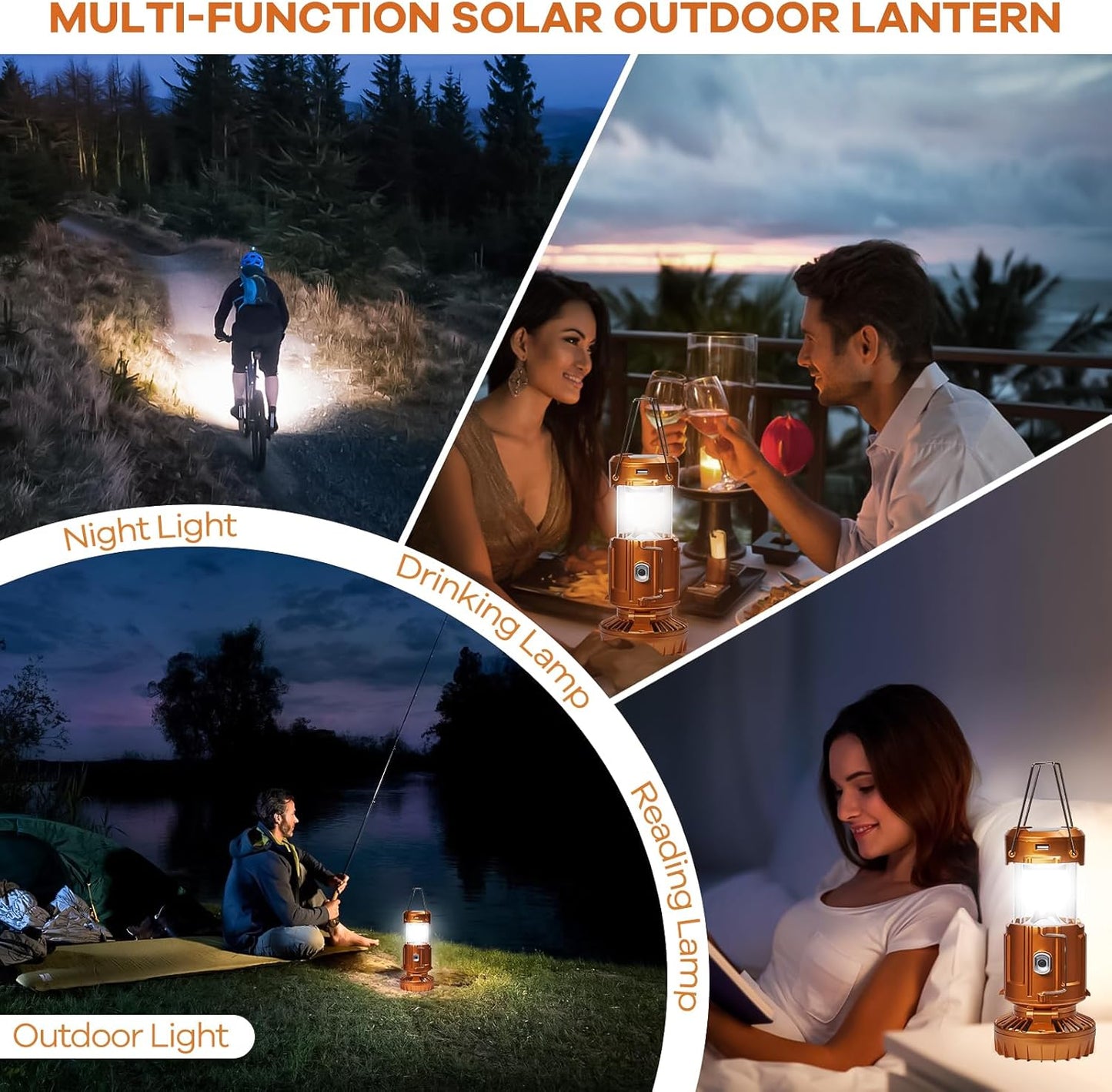 Portable LED Lanterns Camping Fans