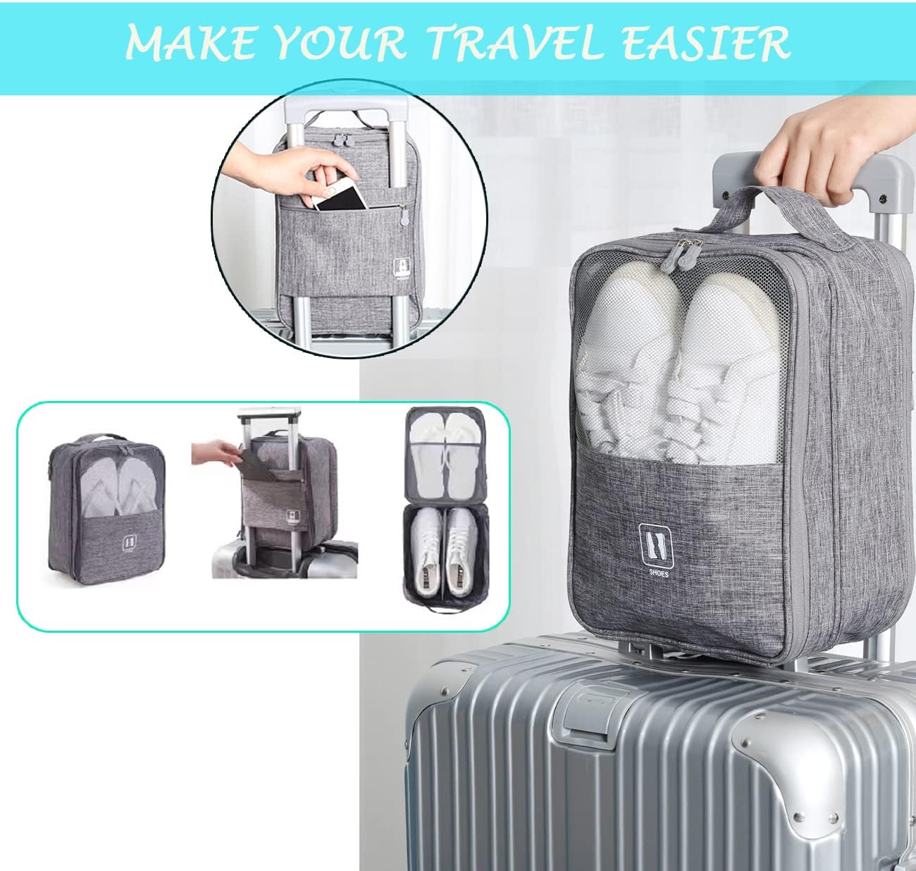 Travel Shoe Holder Bag