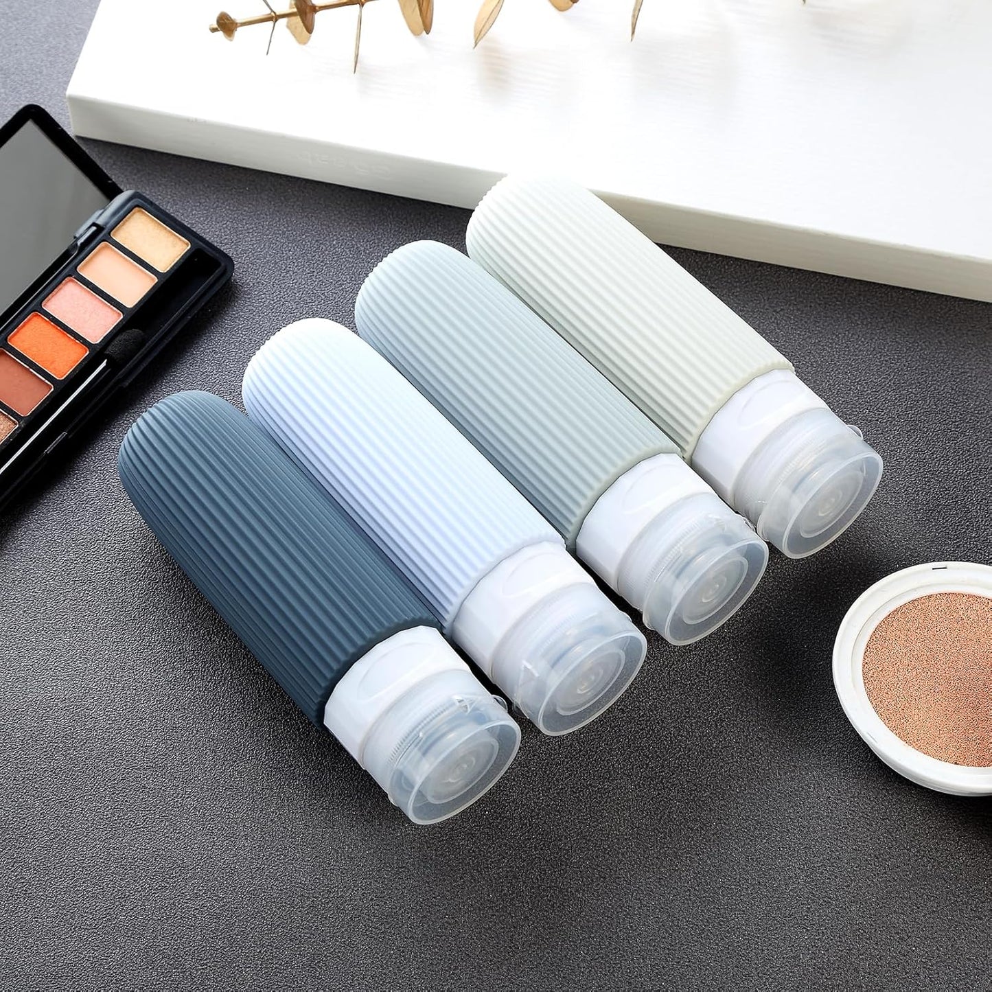 Leak Proof Squeezable Silicone Bottles