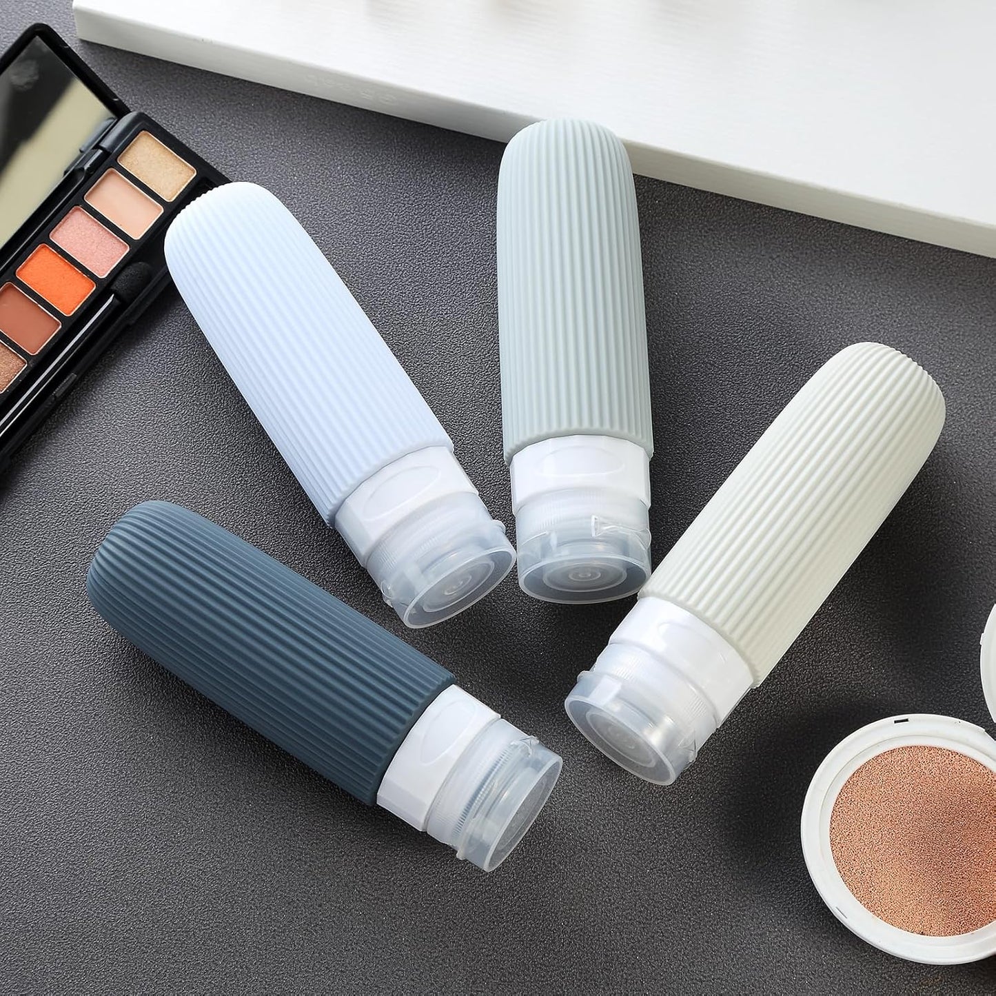 Leak Proof Squeezable Silicone Bottles